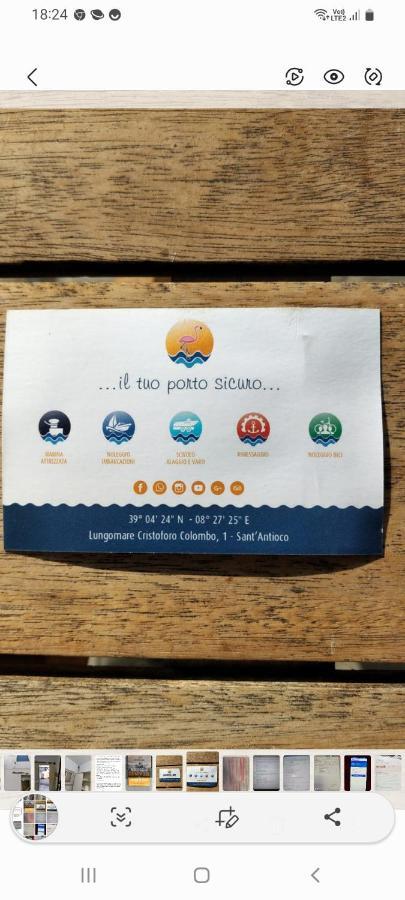 Casa Blu Oltremare Villa Sant'Antìoco Eksteriør billede